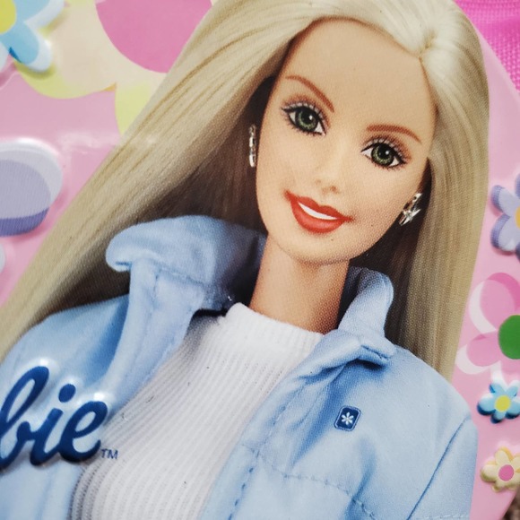 Vintage Early Y2k Barbie Small Metal Tin Lunch Box Style Purse - Picture 4 of 7